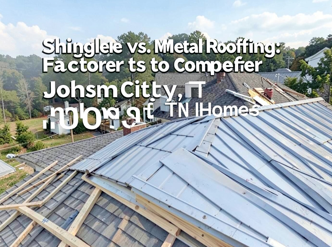 Shingle vs. Metal Roofing: Factors to Compare for Johnson City, TN Homes