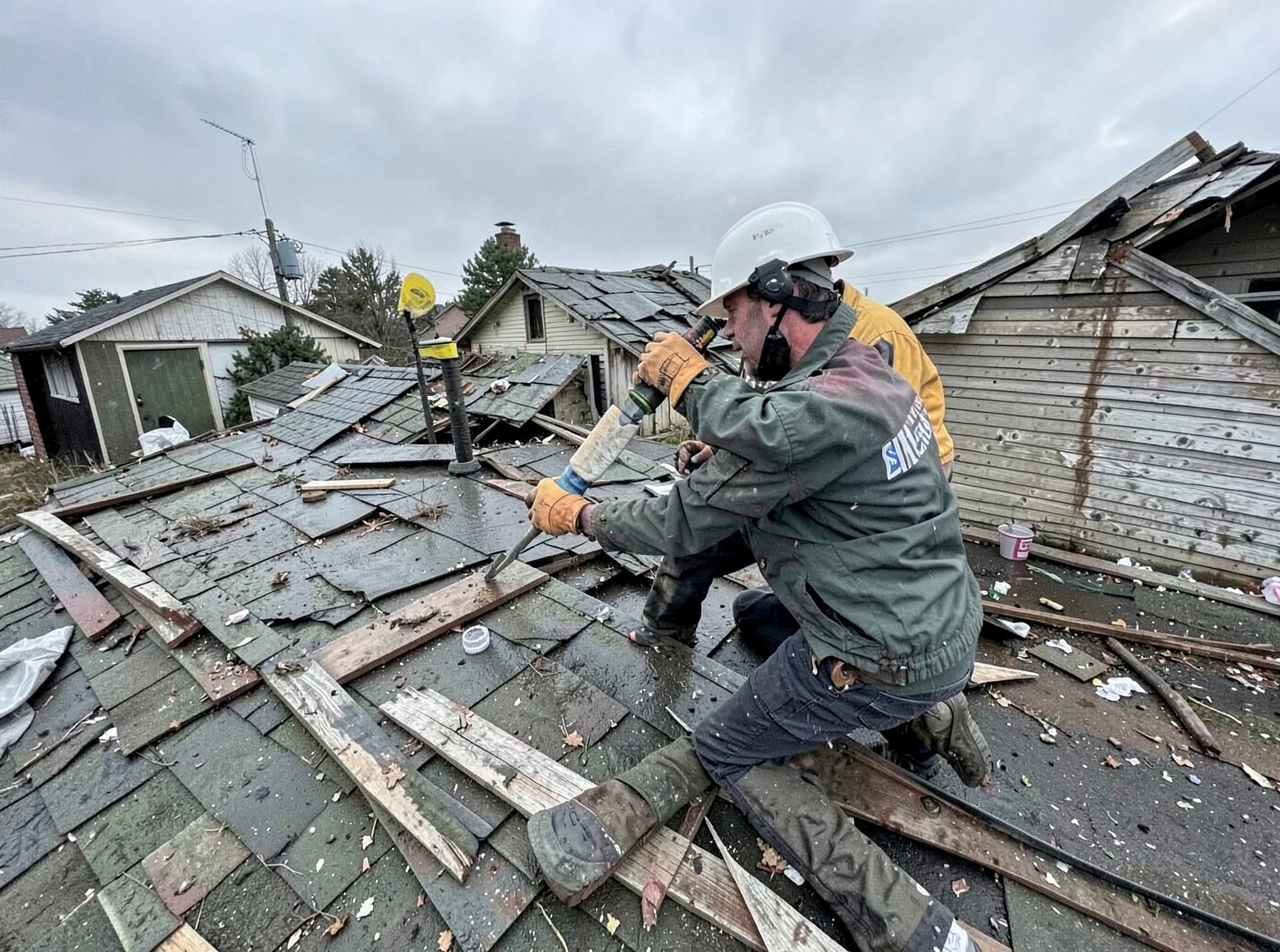 Storm Damage Roof Repair in Johnson City